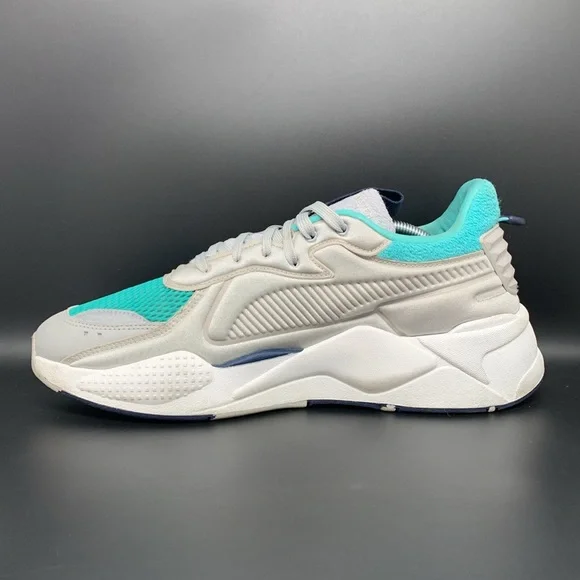 Puma RS-X‎ Softcase Grey Teal Running Shoes 369819-04 Men’s Size 12 - Picture 6 of 10